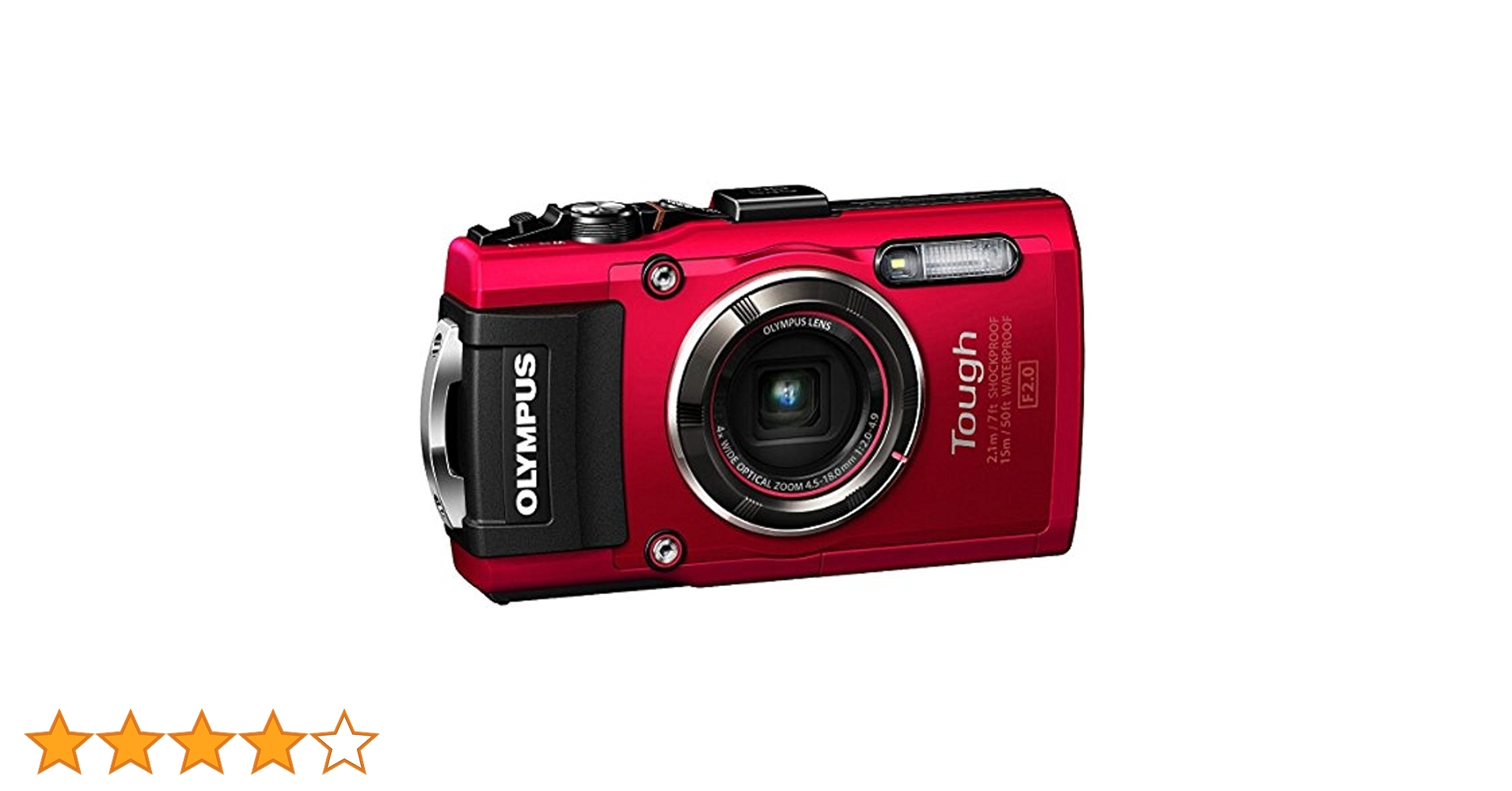 4556 OLYMPUS STYLUS TG-4 レッド デジカメ Amazon.com : OM SYSTEM OLYMPUS TG-4 16 MP Waterproof Digital